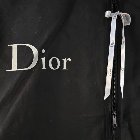 Dior Black Garment Bag Travel Storage Dust Slip Case Large Size 55” x 23” x 3" - Picture 2 of 4
